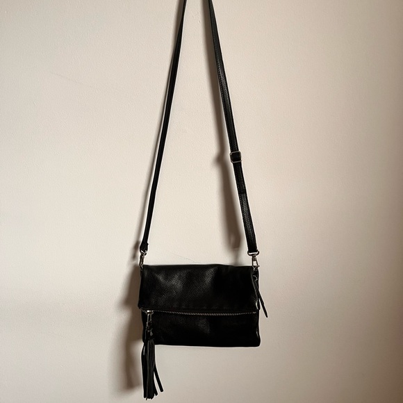 Roots Leather Cross Body Purse - Picture 1 of 11